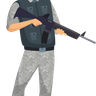 illustration stylish soldier