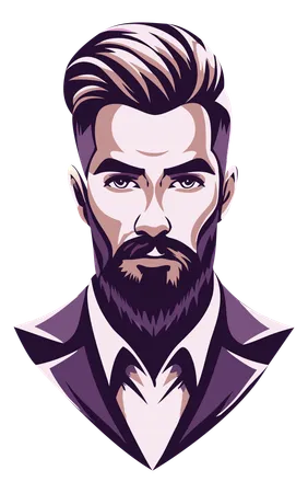 Stylish Man  Illustration