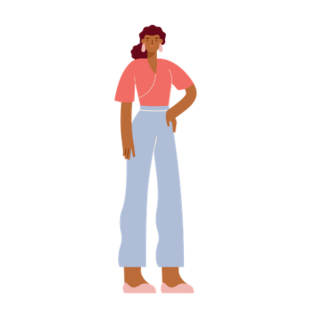 Stylist Girl  Illustration