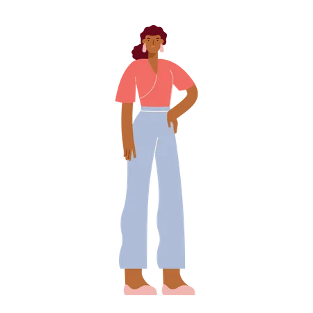 Stylist Girl  Illustration