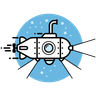 illustration submarine