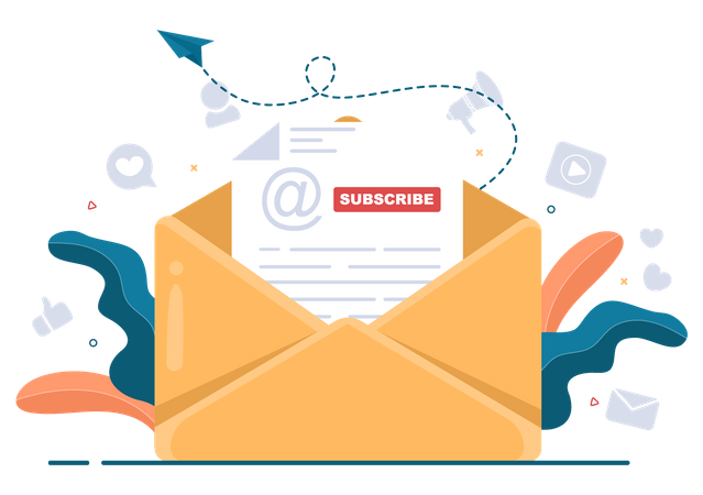 Subscribe Mail  Illustration