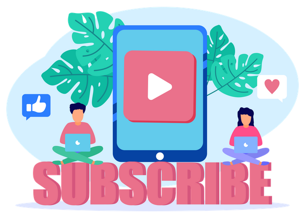Subscribe To Creator Illustration