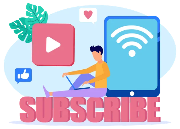 Subscribe To Creator  Illustration