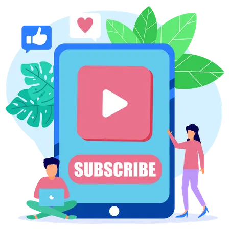 Subscribe To Creator  Illustration