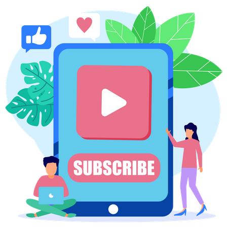 Subscribe To Creator  Illustration