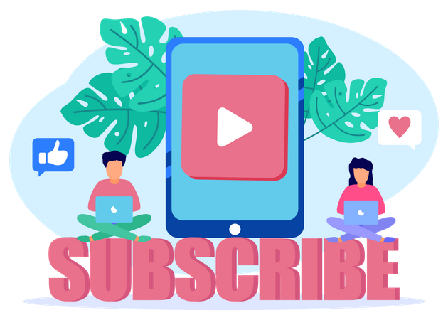 Subscribe To Creator  Illustration