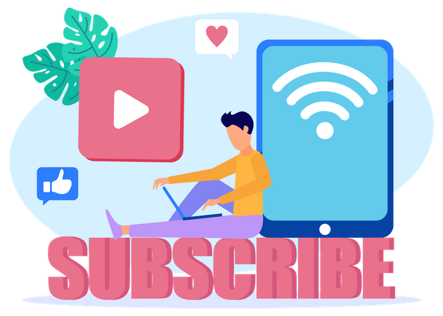 Subscribe To Creator  Illustration