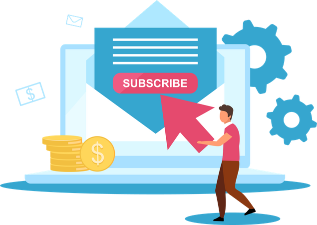 Subscription  Illustration