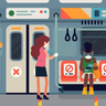 illustrations of subway