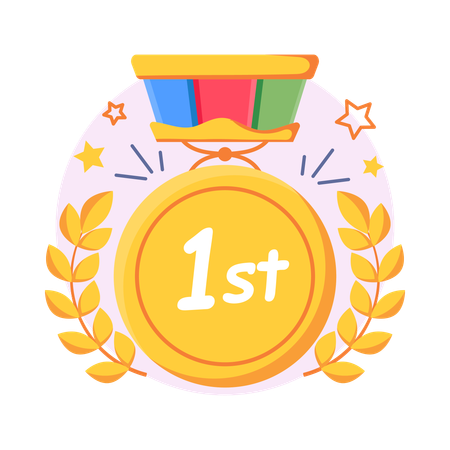 Success Badge  Illustration