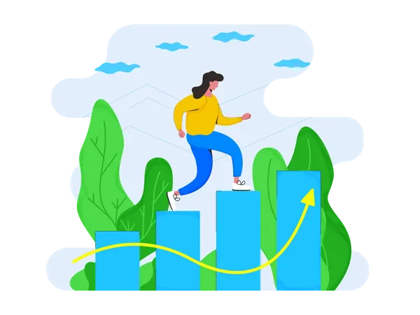 Success way  Illustration