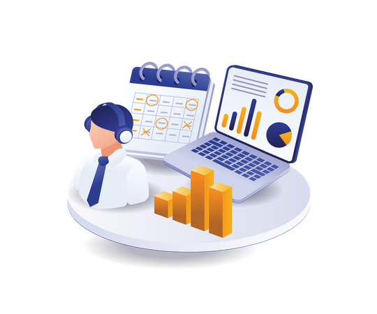Successful business development plan  Illustration