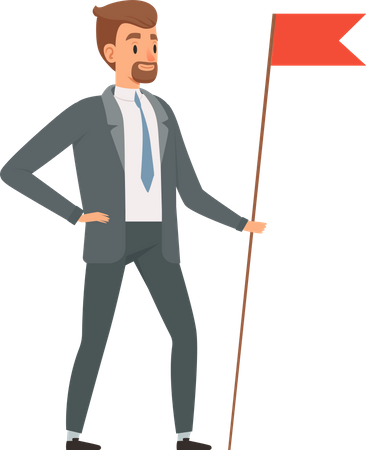 Successful businessman  Illustration