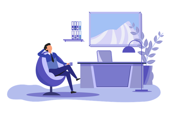 Successful Businessman  Illustration