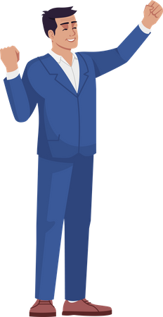 Successful Businessman  Illustration