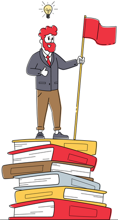 Successful businessman  Illustration