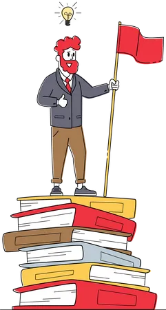 Successful businessman  Illustration