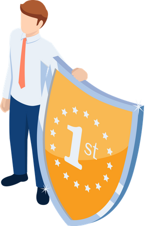 Successful Businessman  Illustration