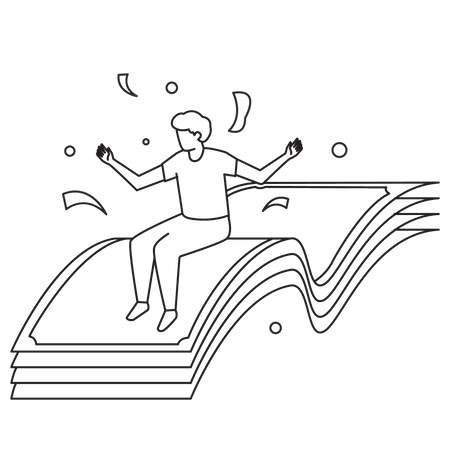 Successful Businessman  Illustration