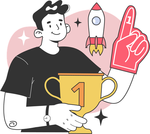 Successful Startup  Illustration