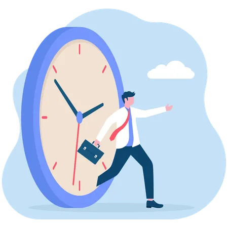 Successful time management  Illustration