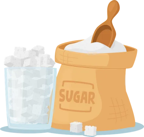 Sugar Addiction  Illustration