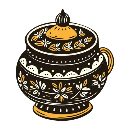 Sugar Pot  Illustration