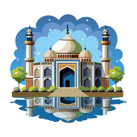 Sultan Mosque  Illustration