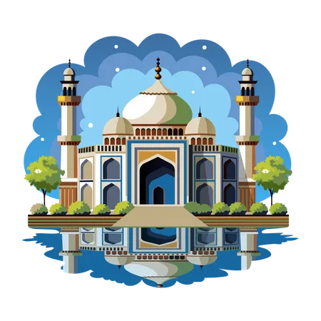 Sultan Mosque  Illustration