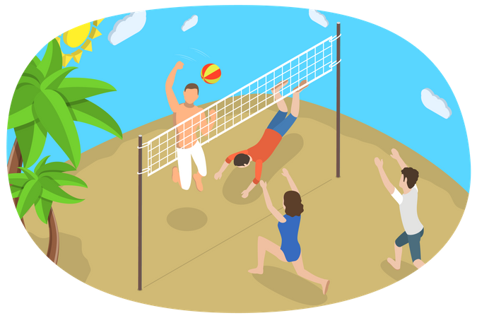Summer Activities  Illustration