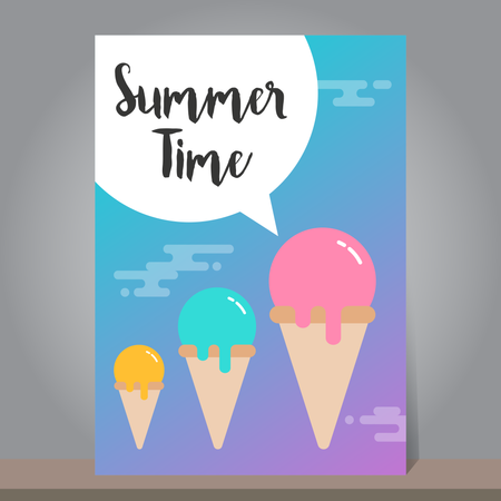 Summer Banner Illustration