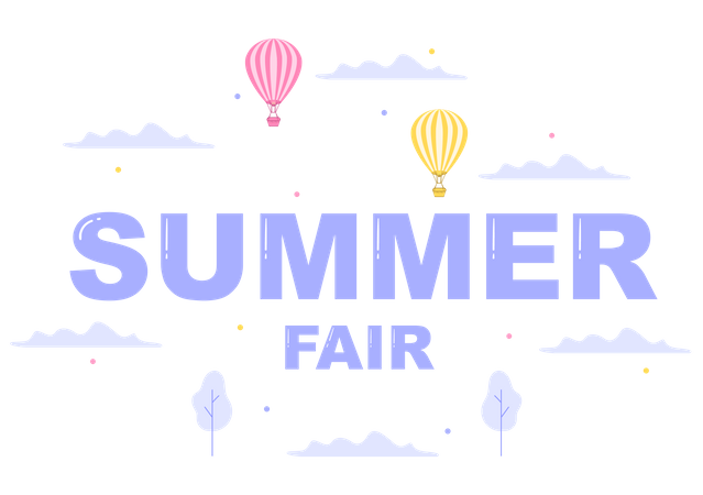 Summer fair  Illustration