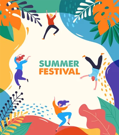 Summer festival  Illustration