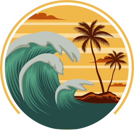 Summer holiday  Illustration