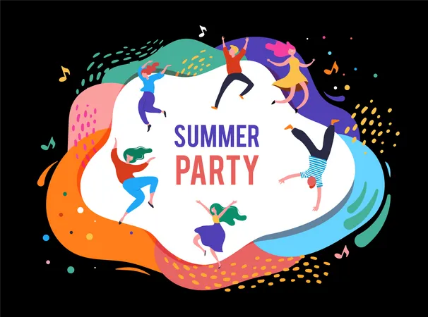 Summer Party  Illustration