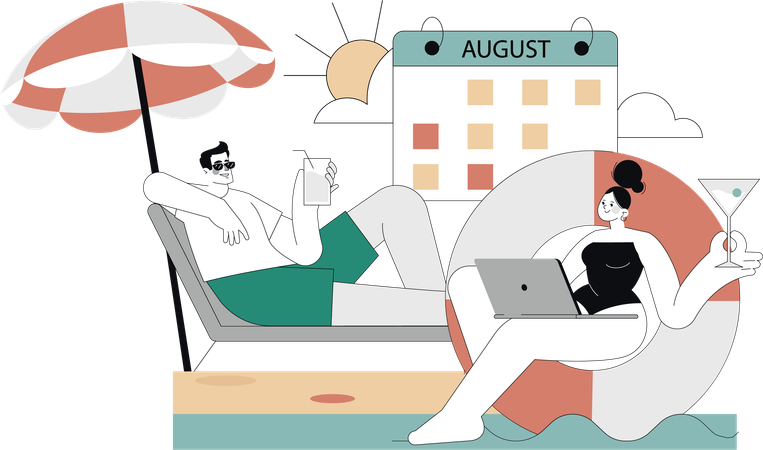 Summer planning  Illustration