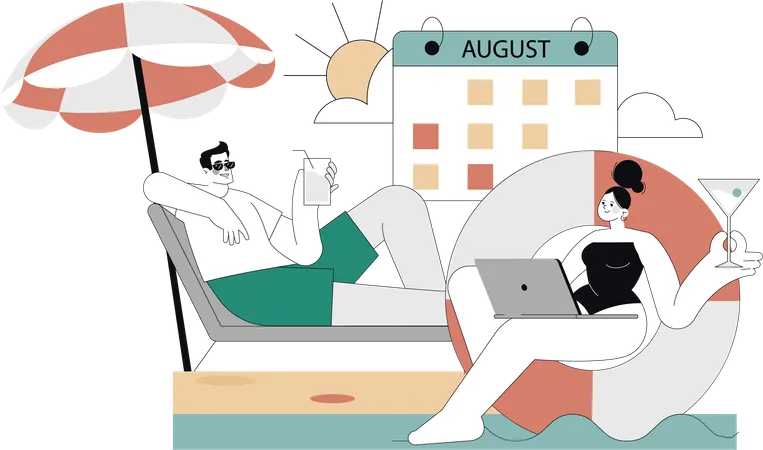 Summer planning  Illustration