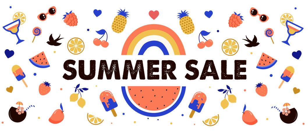 Summer sale Illustration