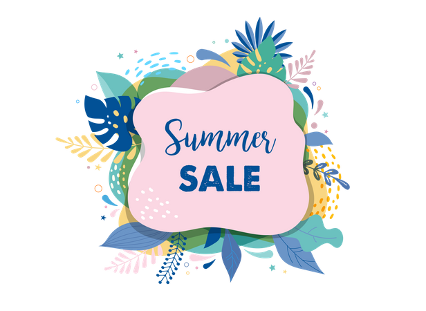 Summer sale  Illustration