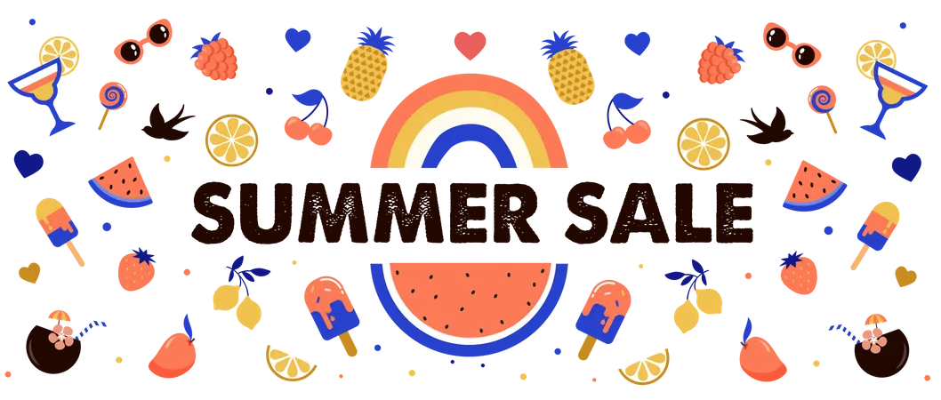 Summer sale  Illustration