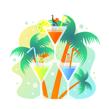 Summer season  Illustration