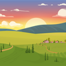 free sunrise illustrations
