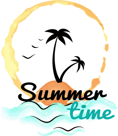 Summer time  Illustration