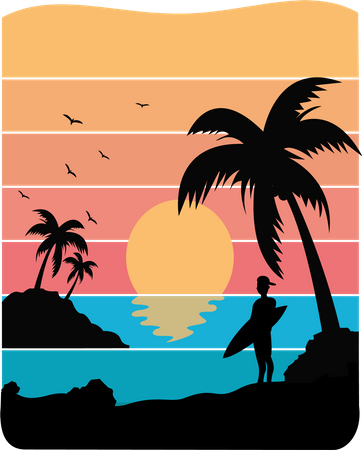 Summer Time  Illustration