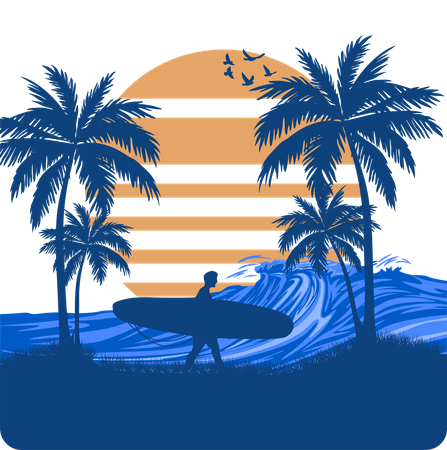 Summer Time  Illustration