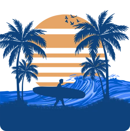 Summer Time  Illustration