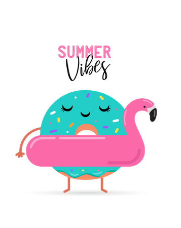 Summer Vibes Illustration
