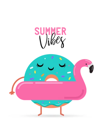 Summer Vibes Illustration