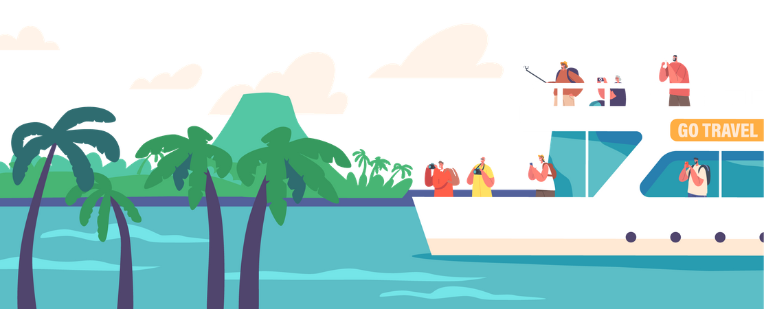 Summertime Vacation  Illustration